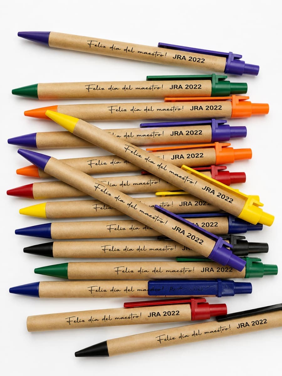 Lapicera de Ecocartón Personalizada - producto personalizado y sublimado (imagen 1)