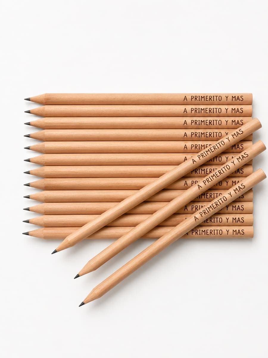 Lapiz de Grafito de Madera Natural Giotto Personalizados - producto personalizado y sublimado (imagen 1)
