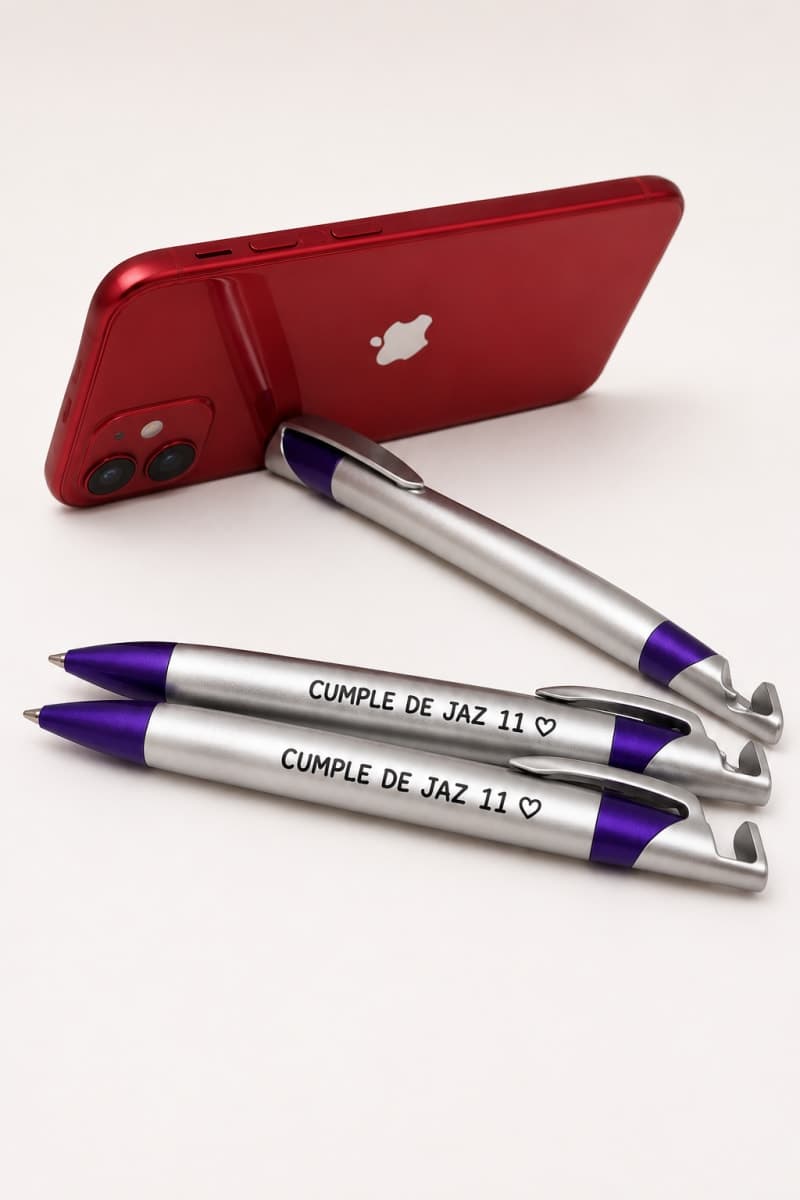 Lapicera Porta Celular Personalizada - producto personalizado y sublimado (imagen 1)