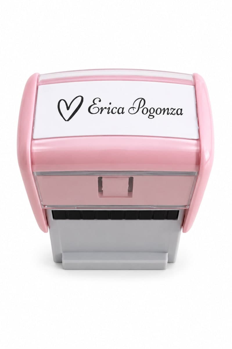 Sello Automático Personalizado de una Línea + Dibujo