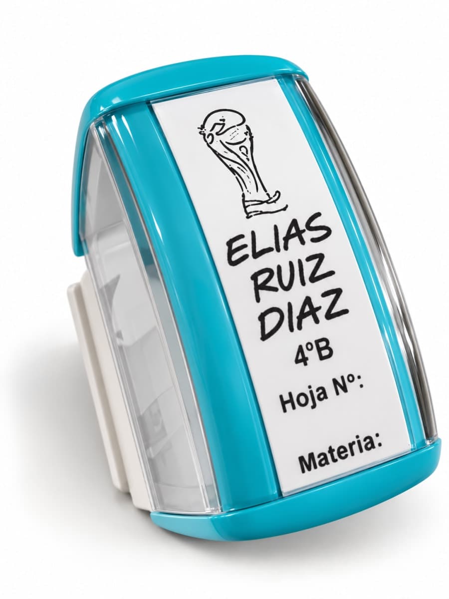 Sello Automático Personalizado Vertical - producto personalizado y sublimado (imagen 1)
