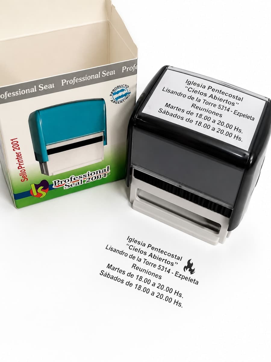 Sello Automático Professional Seal Modelo 2004 (60 x 29 mm) Personalizado