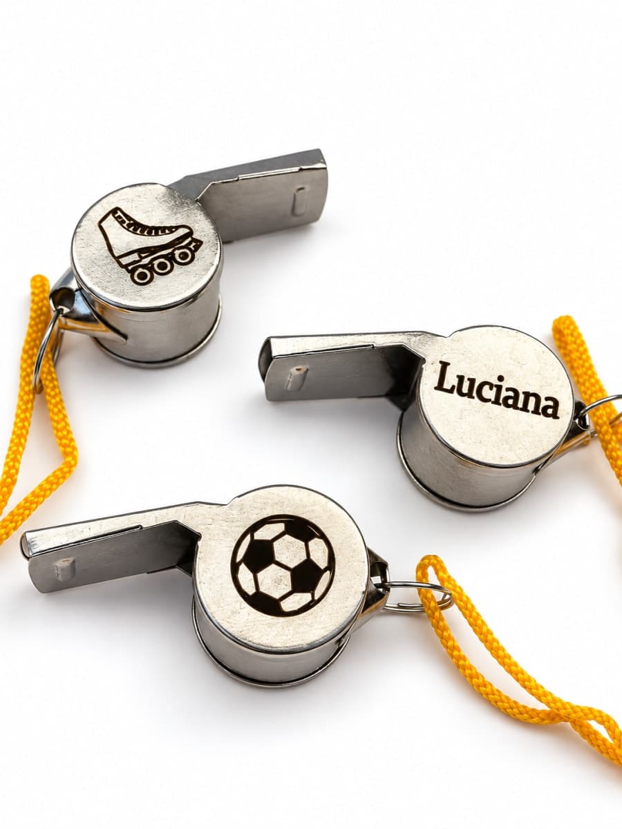 Silbato de acero inoxidable personalizado